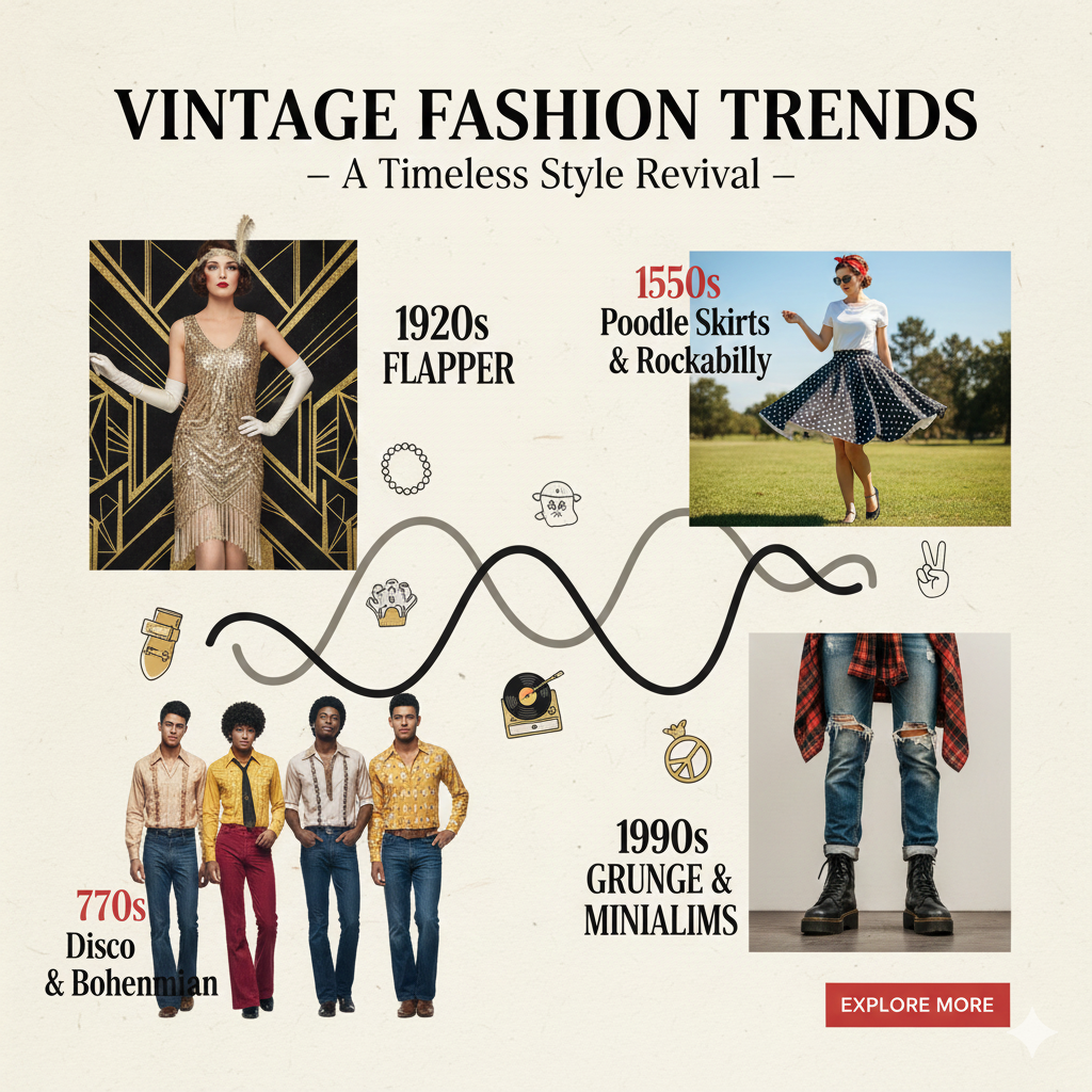 what are vintage fashion trends
