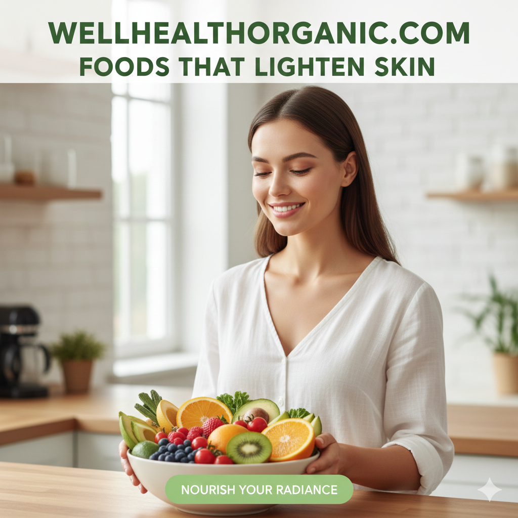 wellhealthorganic foods that lighten skin